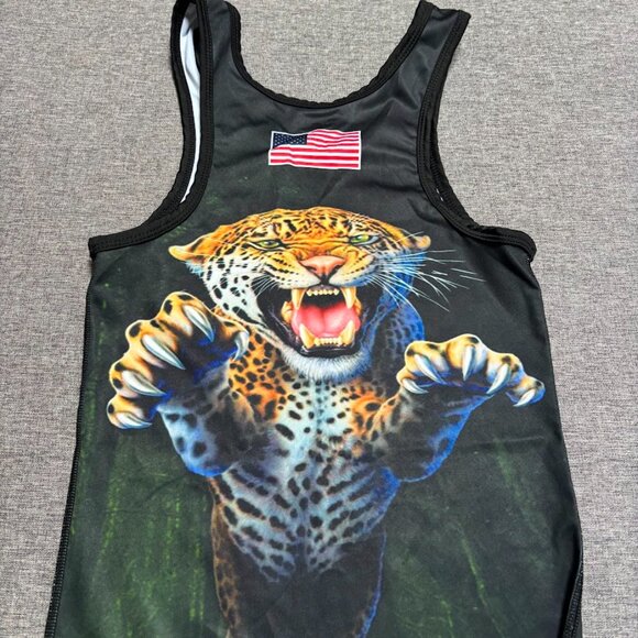 Exxact Sports Sublimated Adult Wrestling Singlet - Premium Powerlifting Singlet - Picture 4 of 11